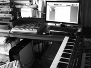 自宅スタジオの作業現場