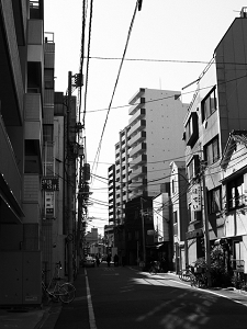 学校の在った路地